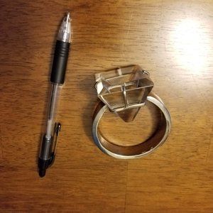 Giant "Diamond Ring" Paperweight
